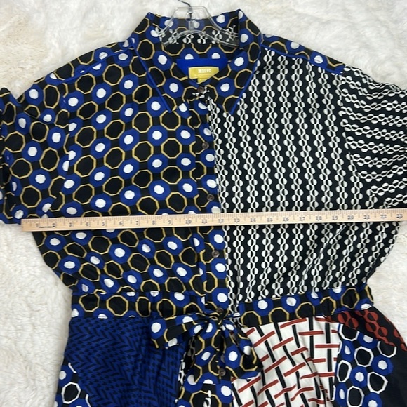 Maeve by Anthropologie Contrast Midi Shirt Dress Size XL - Picture 15 of 15